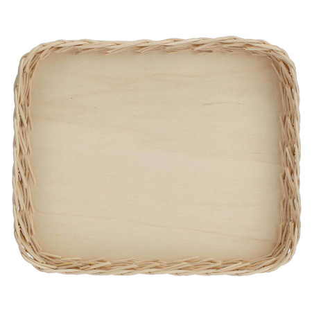 LA PORCELLANA BIANCA MIDOLLINO Wiklinowy kosz na naczynie do zapiekania 30 cm