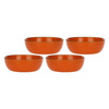 ROSE&TULIPANI CONCERTO ARANCIONE Zestaw 4 misek do sałatek 20 cm
