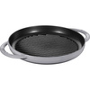 STAUB Okrągła patelnia żeliwna grillowa z dwoma uchwytami 26 cm, grafitowy