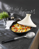 STAUB Naczynie do tajine 28 cm, beżowo-czarny