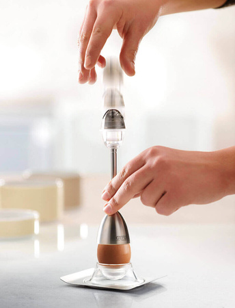 GEFU OVO Obcinacz do skorupek jaj z solniczką