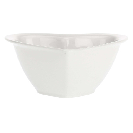 LA PORCELLANA BIANCA CUPIDO Miska serce 12 cm