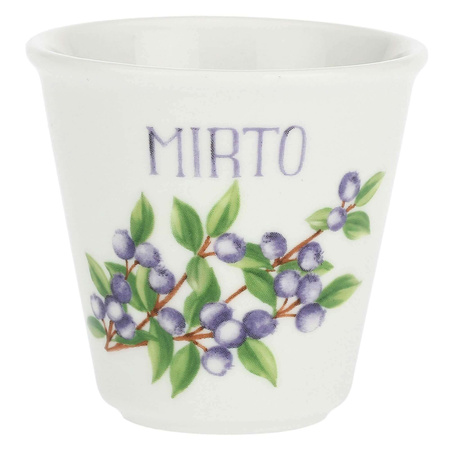 LA PORCELLANA BIANCA LIQUORELLI Zestaw 6 kieliszków na likier mirto 75 ml