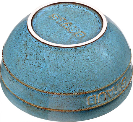 STAUB SERVING Zestaw 4 misek okrągłych 14 cm, antyczny turkusowy