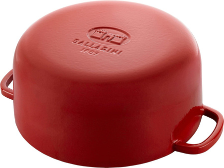 BALLARINI BELLAMONTE Garnek żeliwny okrągły 3 ltr, czerwony