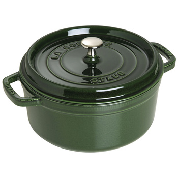 STAUB LA COCOTTE Garnek żeliwny okrągły 5.2 ltr, zielony