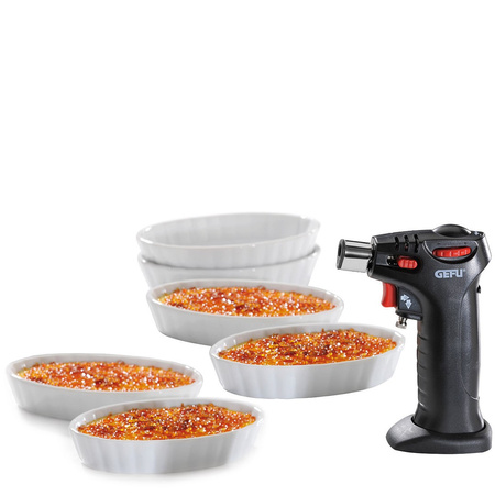 GEFU CARMELLO 7-częściowy zestaw do creme brulée