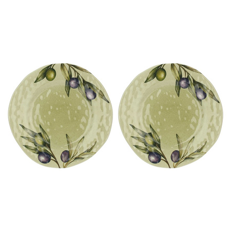 ROSE&TULIPANI OLYVIA Zestaw 2 talerzy do sałatek 21 cm