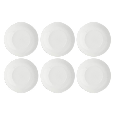 LA PORCELLANA BIANCA ESSENZIALE Zestaw 6 talerzy do zupy 20 cm