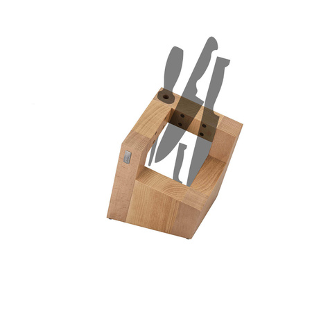 ARTELEGNO PISA Magnetyczny stojak na noże z drewna bukowego