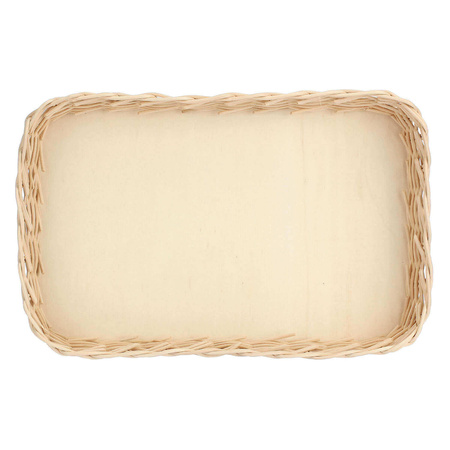 LA PORCELLANA BIANCA MIDOLLINO Wiklinowy kosz na naczynie do zapiekania 35 cm