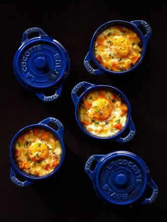 STAUB GIFT GIVING Mini cocotte okrągły 200 ml, niebieski