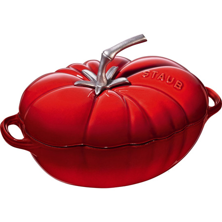 STAUB SPECIAL COCOTTE Garnek żeliwny owalny pomidor 2.5 ltr, czerwony