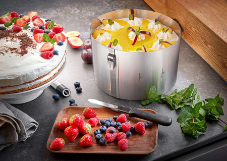 GEFU TONDO CLIP Obręcz do ciast 15 cm