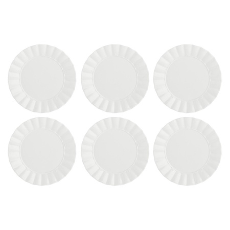 LA PORCELLANA BIANCA DUCALE Zestaw 6 talerzy obiadowych 26.5 cm