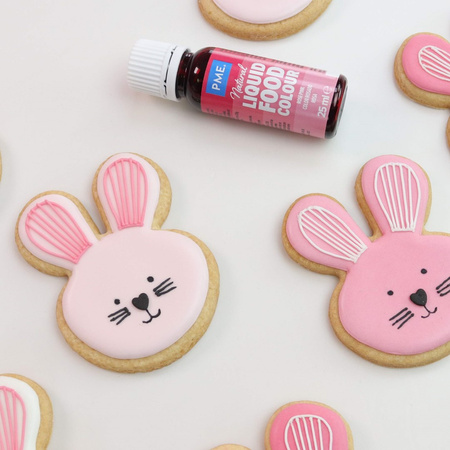 PME Naturalny barwnik spożywczy w płynie 25 ml różowy