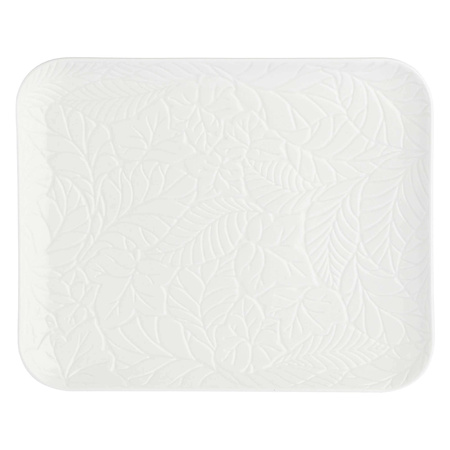 LA PORCELLANA BIANCA BOSCO Taca do serwowania 34.5 x 25 cm