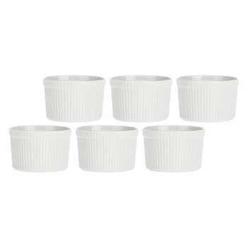 LA PORCELLANA BIANCA AREZZO Zestaw 6 ramekinów okrągłych 10 cm