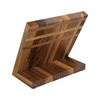 ARTELEGNO Magnetyczny blok na 5 noży z drewna orzechowego