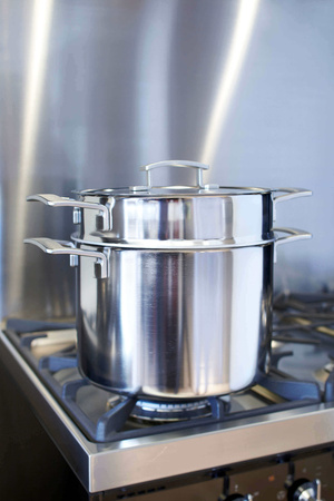 DEMEYERE INDUSTRY 5 Garnek wysoki z pokrywką 8 ltr