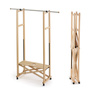 ARREDAMENTI ELIOS Stojak na ubrania - 37 x 78 cm, Brązowy