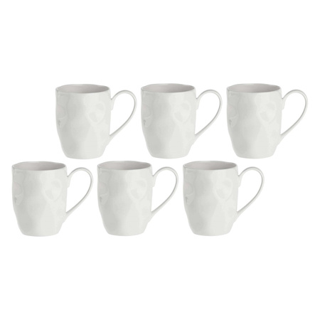 LA PORCELLANA BIANCA LUNIA Zestaw 6 kubków 350 ml
