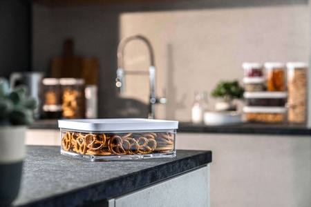 ZWILLING FRESH & SAVE CUBE Plastikowy pojemnik L - 1.6 ltr, szary