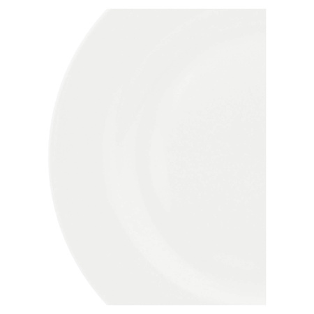 LA PORCELLANA BIANCA ESSENZIALE Zestaw 6 talerzy obiadowych z rantem 27 cm