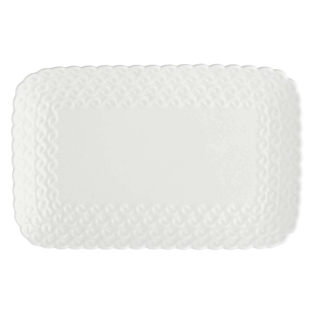 LA PORCELLANA BIANCA MOMENTI Taca do serwowania 20 x 13 cm
