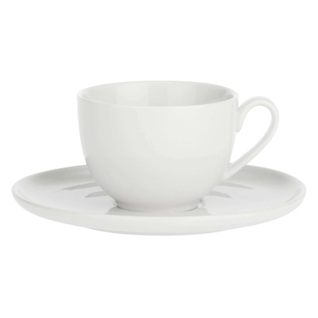 LA PORCELLANA BIANCA CORTE Zestaw 6 filiżanek do herbaty ze spodkiem 200 ml