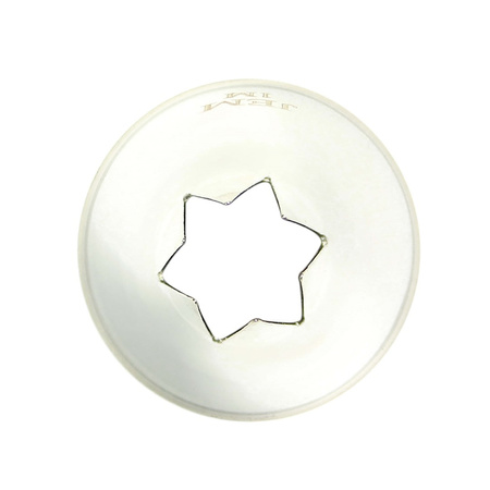 PME Stalowa końcówka dekoracyjna mała gwiazdka