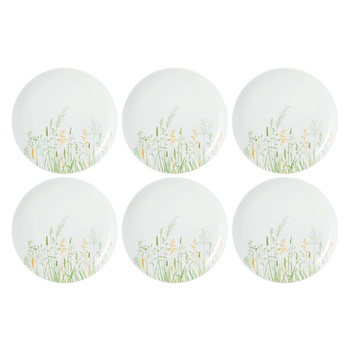 SELTMANN MEADOW GRASSES GREEN Zestaw 6 talerzy obiadowych 27.5 cm