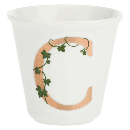 LA PORCELLANA BIANCA UNICO Filiżanka z łyżeczką 75 ml, Wzór C