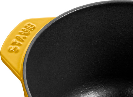 STAUB LA COCOTTE Mały garnek okrągły 16 cm, cytrynowy