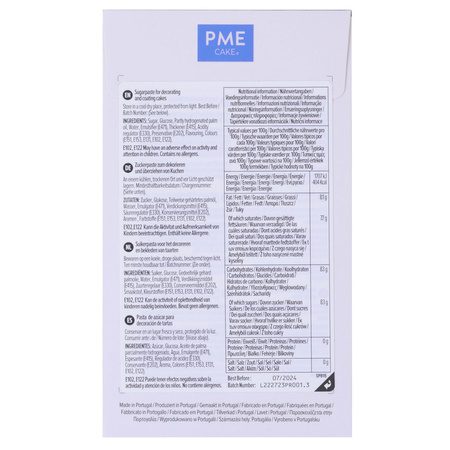 PME Masa cukrowa - Czarny, 250 g