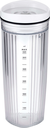 ZWILLING ENFINIGY Bidon do blendera z pokrywką próżniową 550 ml biały