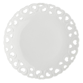 LA PORCELLANA BIANCA VALENTINO Zdobiony talerz 20 cm