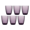 ROSE&TULIPANI AMAMI Zestaw 6 szklanek 320 ml ametystowy