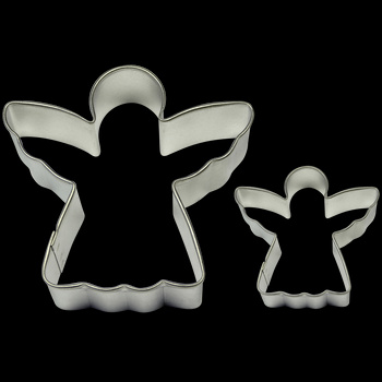 PME Zestaw 2 metalowych foremek anioł