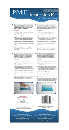 PME Mata strukturalna do masy cukrowej (kamień)